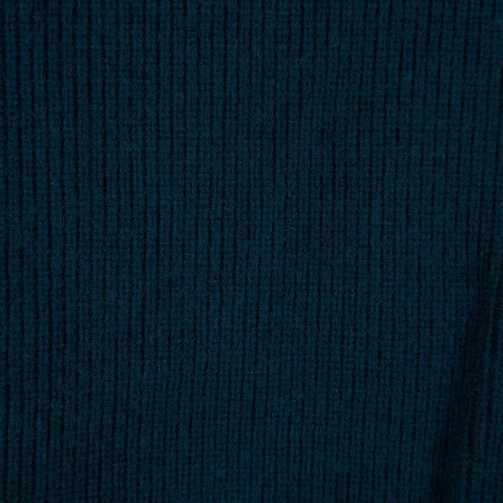 Free People Softly Structured Tunic Sweater Solid Deep Jade Blue No Size Tag - Picture 5 of 7